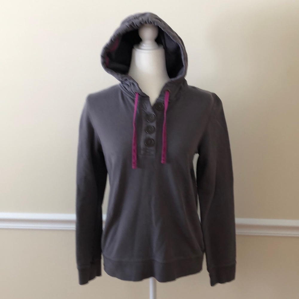 Boden Womens Purple Hoodie Sweatshirt. Size 6.